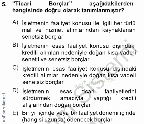 Soru 5