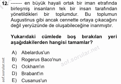 Soru 12