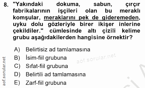 Soru 8