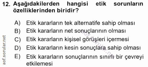 Soru 12