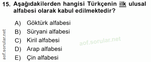 Soru 15