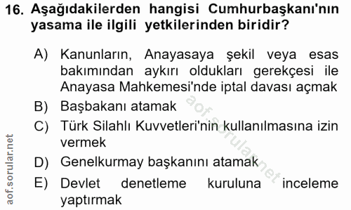 Soru 16