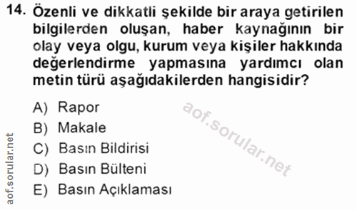 Soru 14