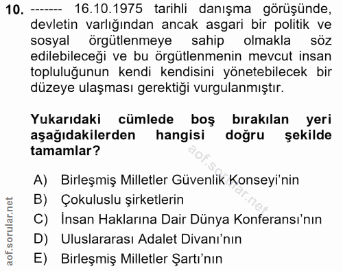 Soru 10