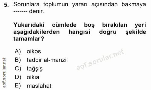 Soru 5