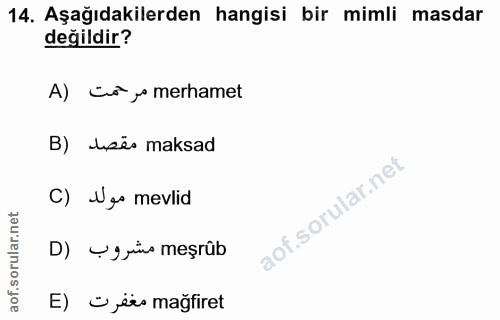Soru 14