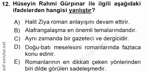 Soru 12