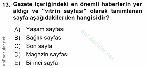 Soru 13