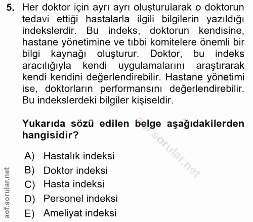 Soru 5