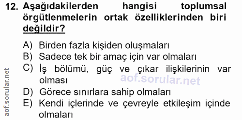 Soru 12