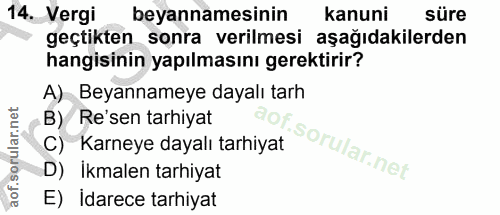 Soru 14