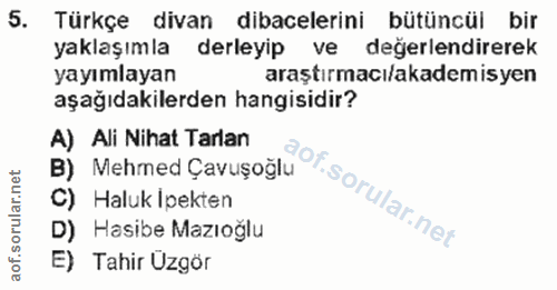 Soru 5