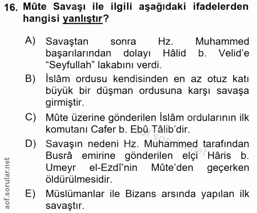 Soru 16