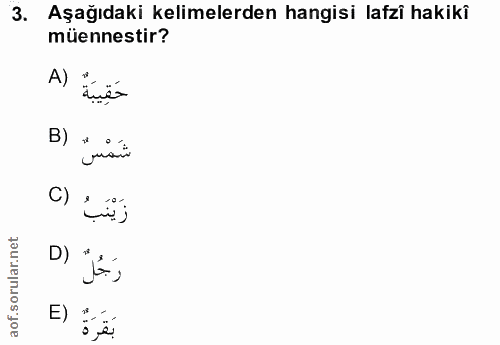 Soru 3