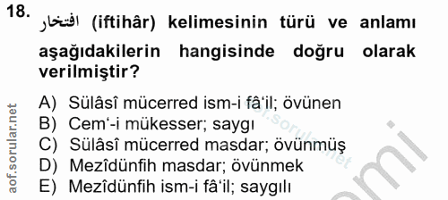 Soru 18