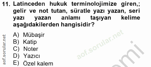Soru 11