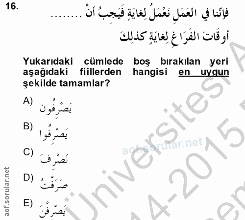 Soru 16
