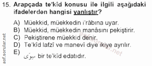 Soru 15