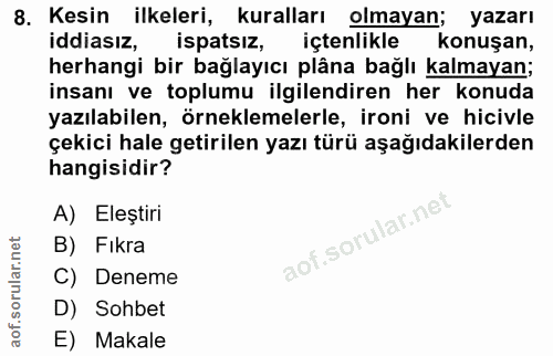 Soru 8