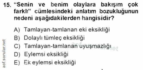Soru 15