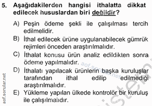 Soru 5