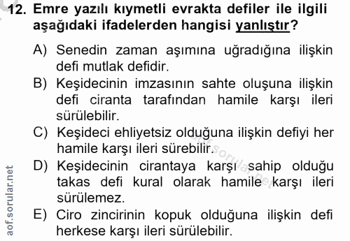 Soru 12