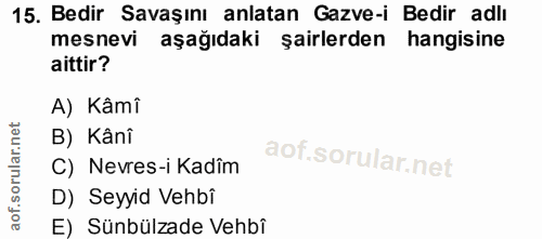 Soru 15