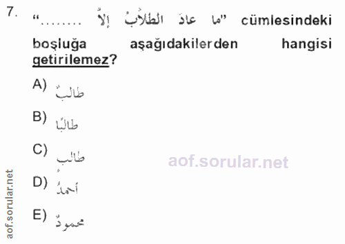 Soru 7