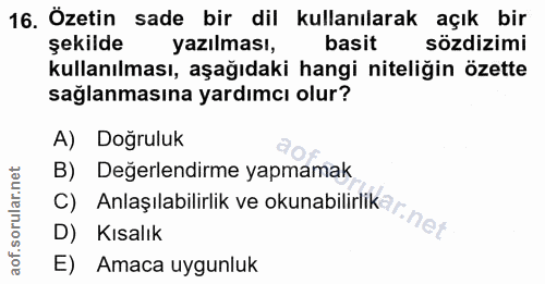 Soru 16