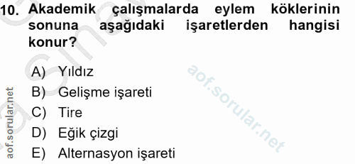 Soru 10