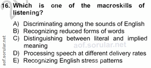 Soru 16