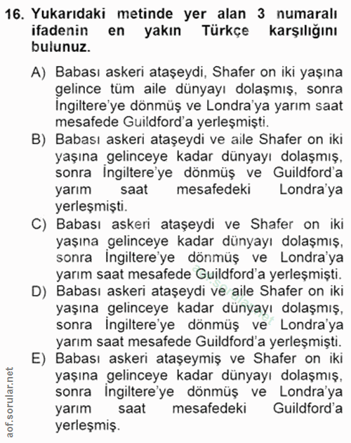 Soru 16