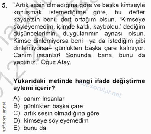 Soru 5