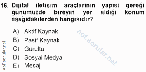Soru 16