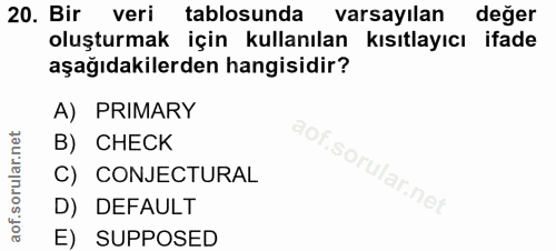 Soru 20