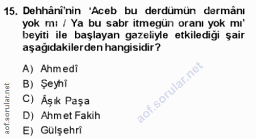 Soru 15