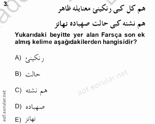 Soru 3