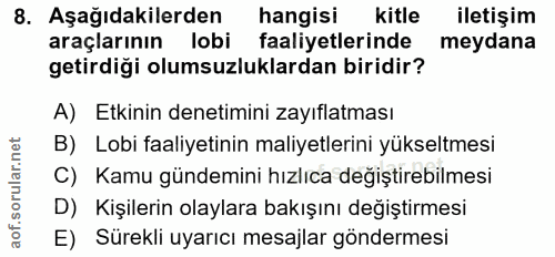 Soru 8