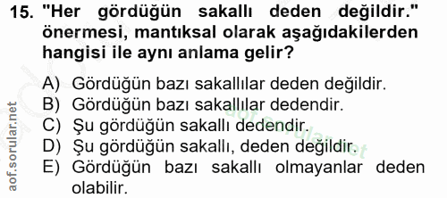 Soru 15