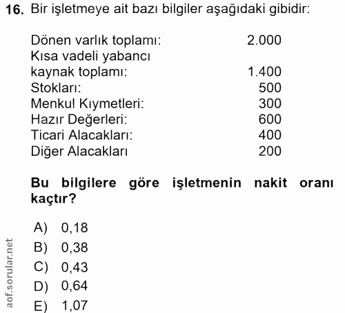 Soru 16