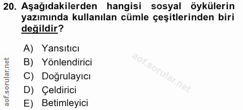 Soru 20