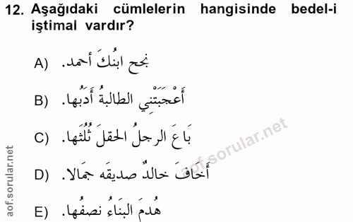 Soru 12