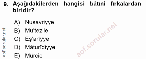 Soru 9