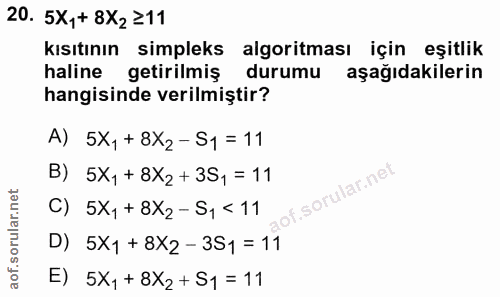 Soru 20