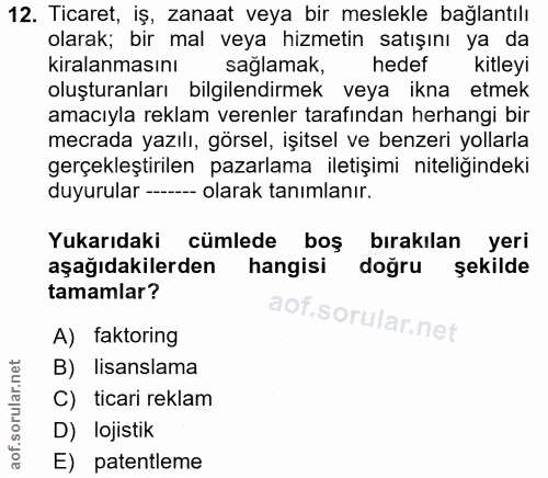 Soru 12