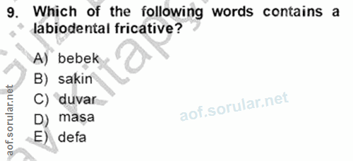 Soru 9
