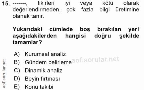 Soru 15