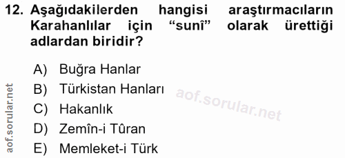 Soru 12