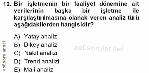 Soru 12