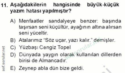 Soru 11